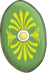 oval shield