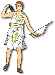 Roman huntress